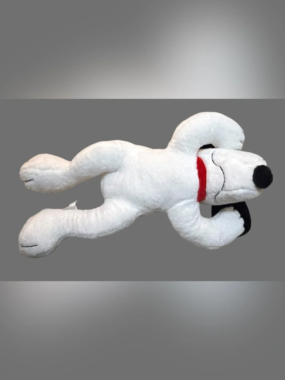 New W/ Tags! Peanuts 21” Lying Snoopy Plush & Snoopy / Woodstock Enamel Keychain